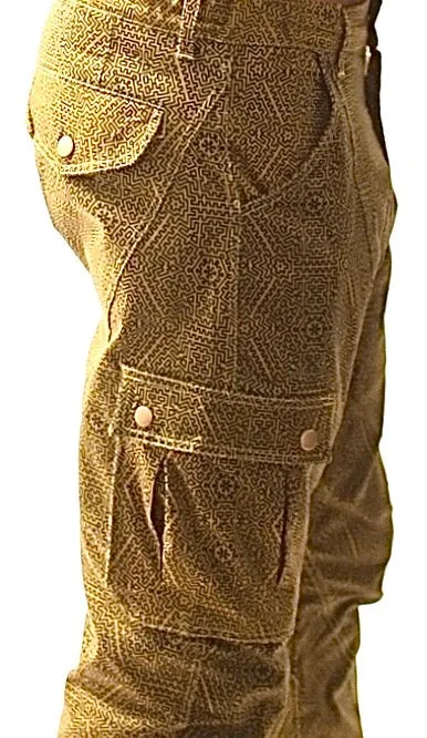 Bova Britches Maze Print Green