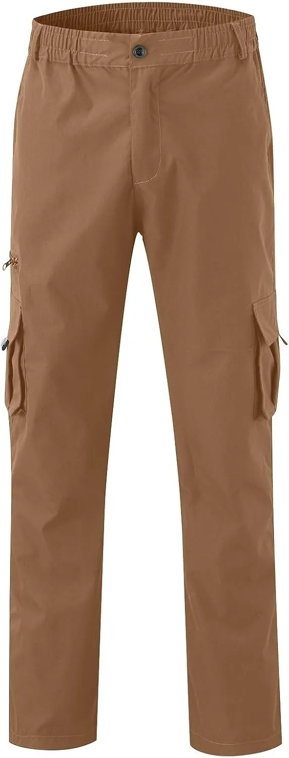 Men's Cotton Casual Sweatpants Color Pocket Trousers Loose Sports Trousers Sweatpants Track Training Athletic Jogger
